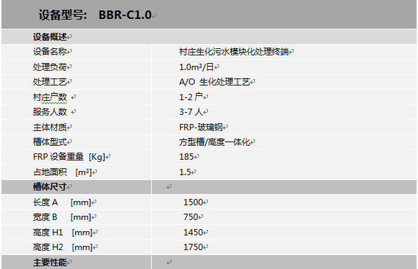 A/O小型净化槽